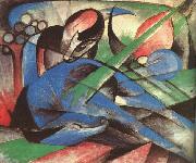 Franz Marc Dreaming Horse oil on canvas